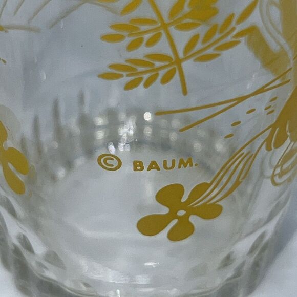 VINTAGE BAUM Wizard Of Oz The Cowardly Lion Drinking Glass - Picture 4 of 4